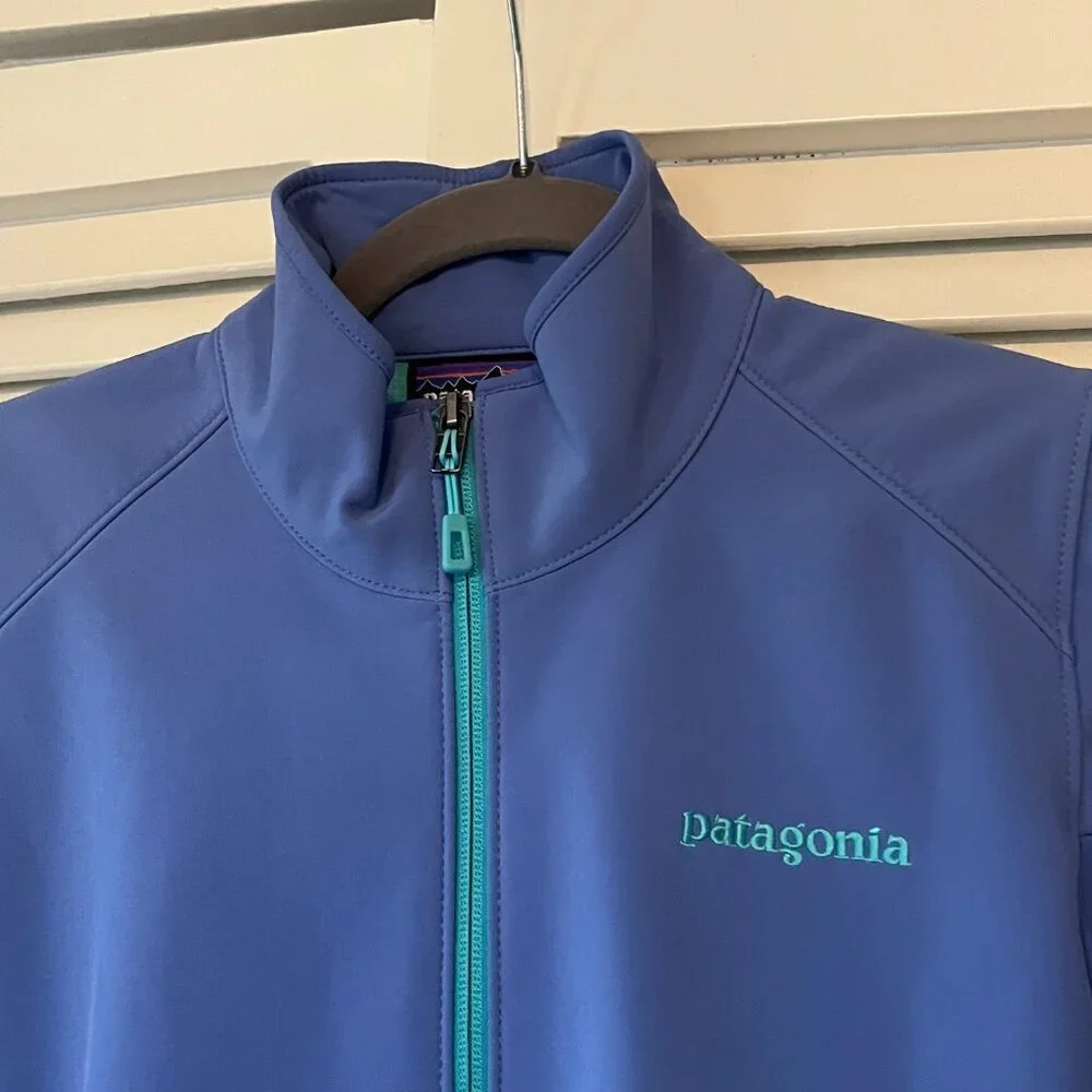 Patagonia women's Adze Hybrid Jacket XS blue mint periwinkle - Picture 3 of 8